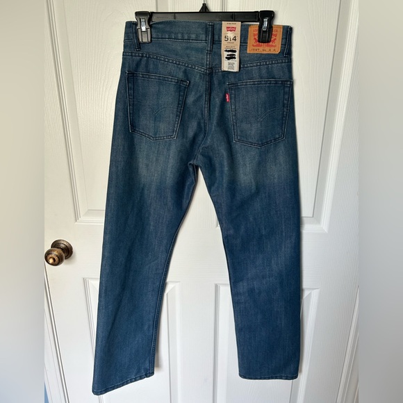 Levi’s 514 Men’s 28 X 28 Blue Straight Leg Casual Denim Pants  NWT - Picture 7 of 10